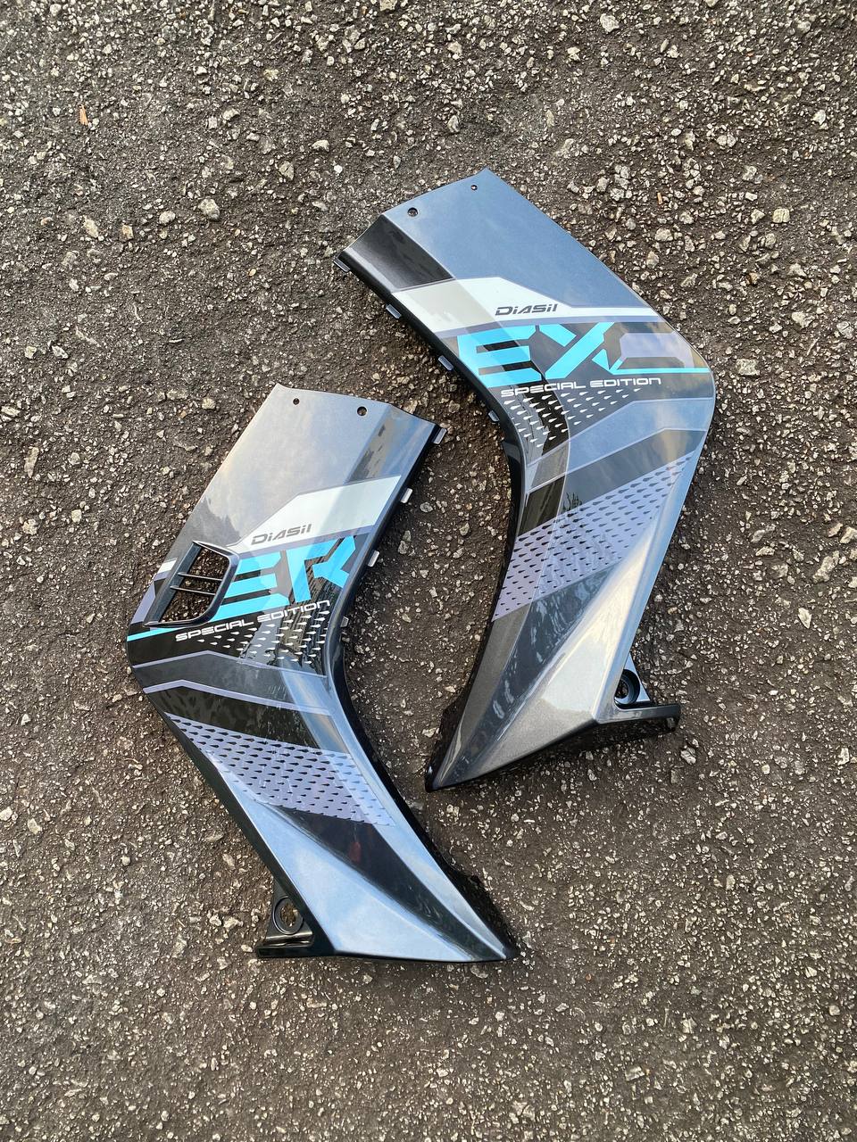 YAMAHA BODYSET LC 135 V1 V2 V3 EXCITER 2021 NEW DESIGN SPECIAL EDITION GREY STRIPE TANAM CLEAR - OEM