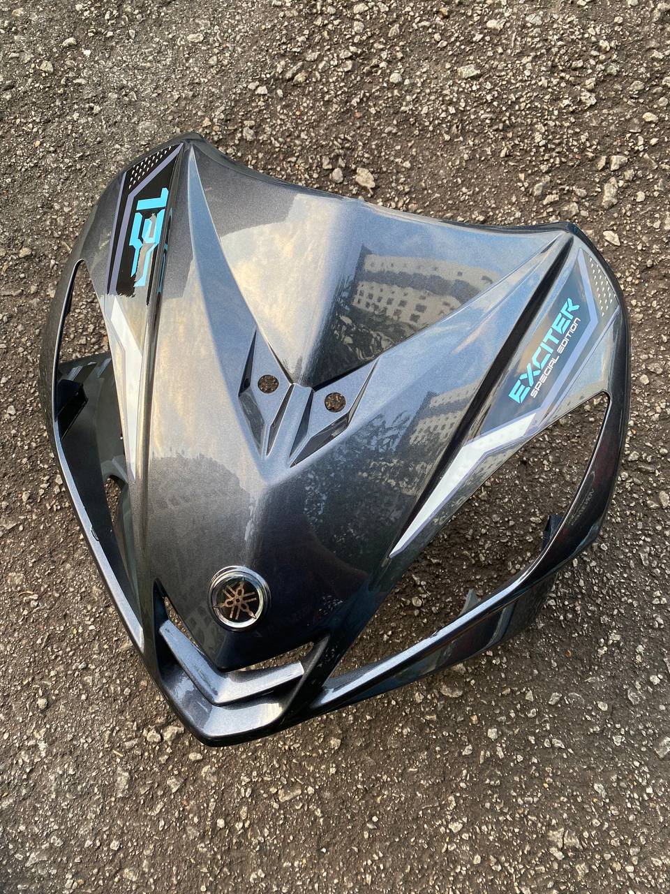 YAMAHA BODYSET LC 135 V1 V2 V3 EXCITER 2021 NEW DESIGN SPECIAL EDITION GREY STRIPE TANAM CLEAR - OEM