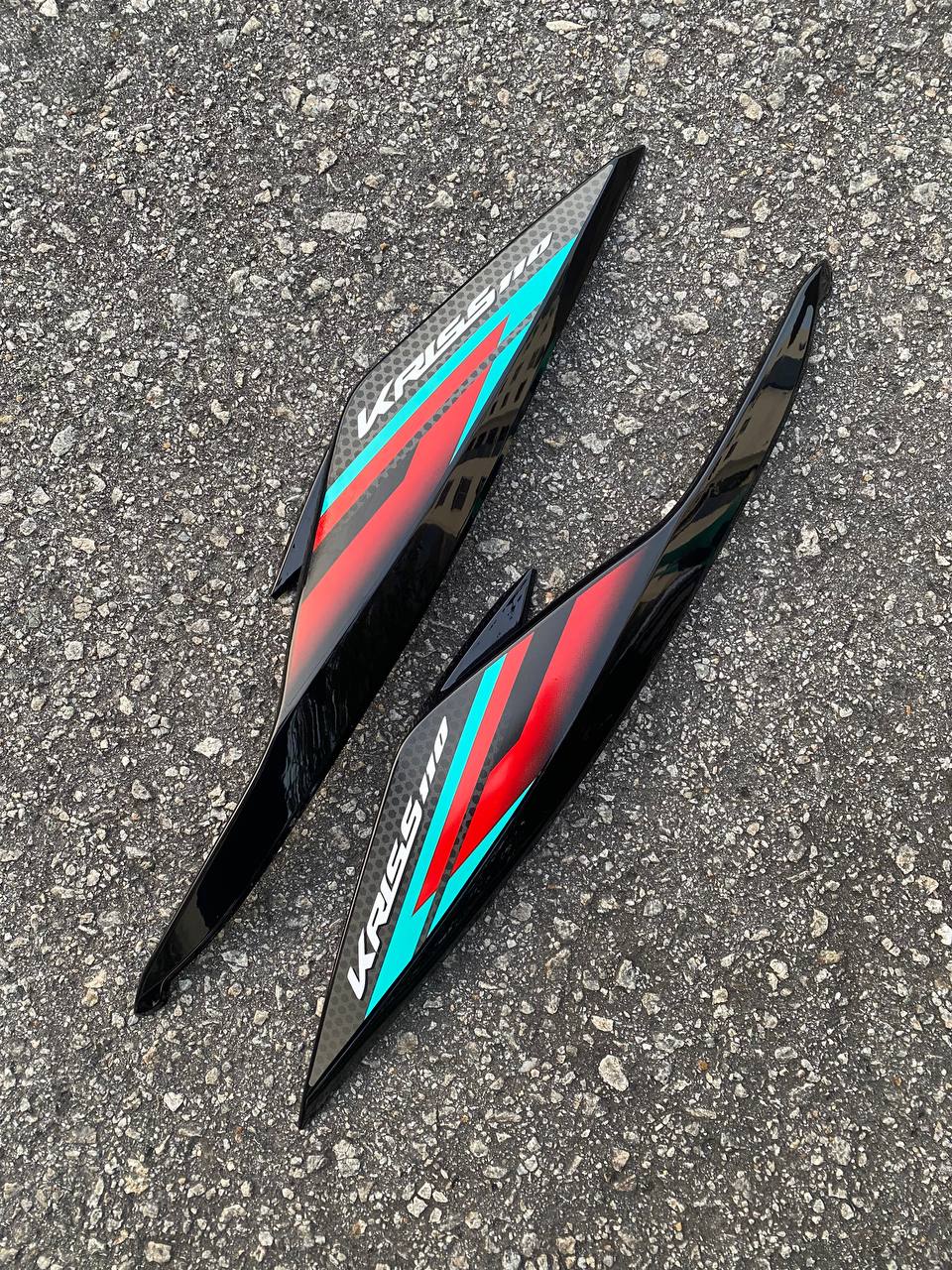 COVERSET BODYSET MODENAS KRISS MR3 DRUM ALL BLACK HITAM SIAP TAMPAL M SEKI SET