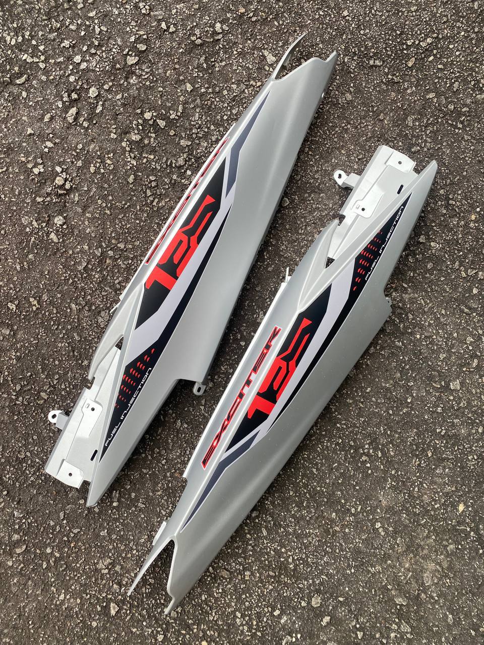 YAMAHA BODYSET LC 135 V1 V2 V3 EXCITER 2021 SPECIAL EDITION SILVER STRIPE TANAM CLEAR OEM COVERSET