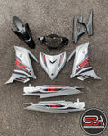YAMAHA BODYSET LC 135 V1 V2 V3 EXCITER 2021 SPECIAL EDITION SILVER STRIPE TANAM CLEAR OEM COVERSET