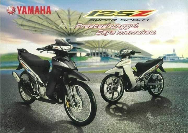 COVERSET ORIGINAL HLY HONG LEONG YAMAHA 125Z 125ZR MERAH BIRU HITAM SILVER GREY ROBOT BODY FRAME SIAP TAMPAL