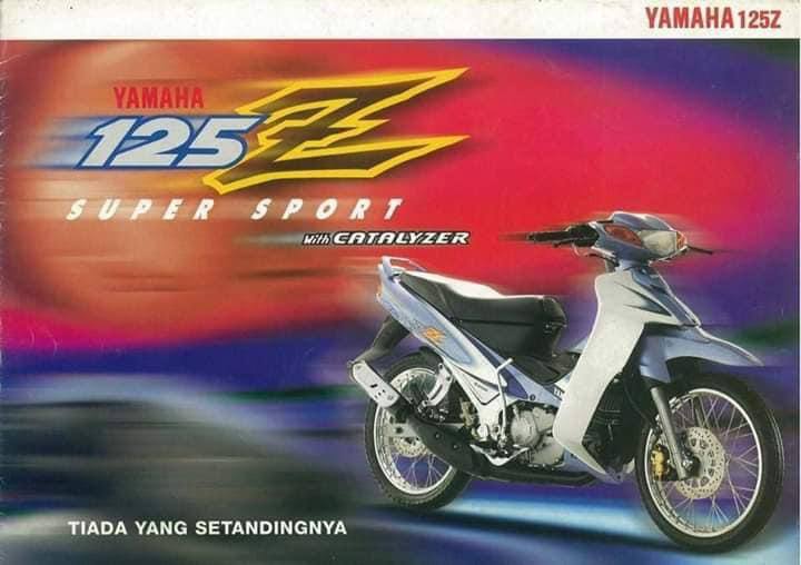 COVERSET ORIGINAL HLY 125z 125zr KUNING BIRU LAUT SILVER SABIT MERAH STICKER SIAP TAMPAL HONG LEONG YAMAHA
