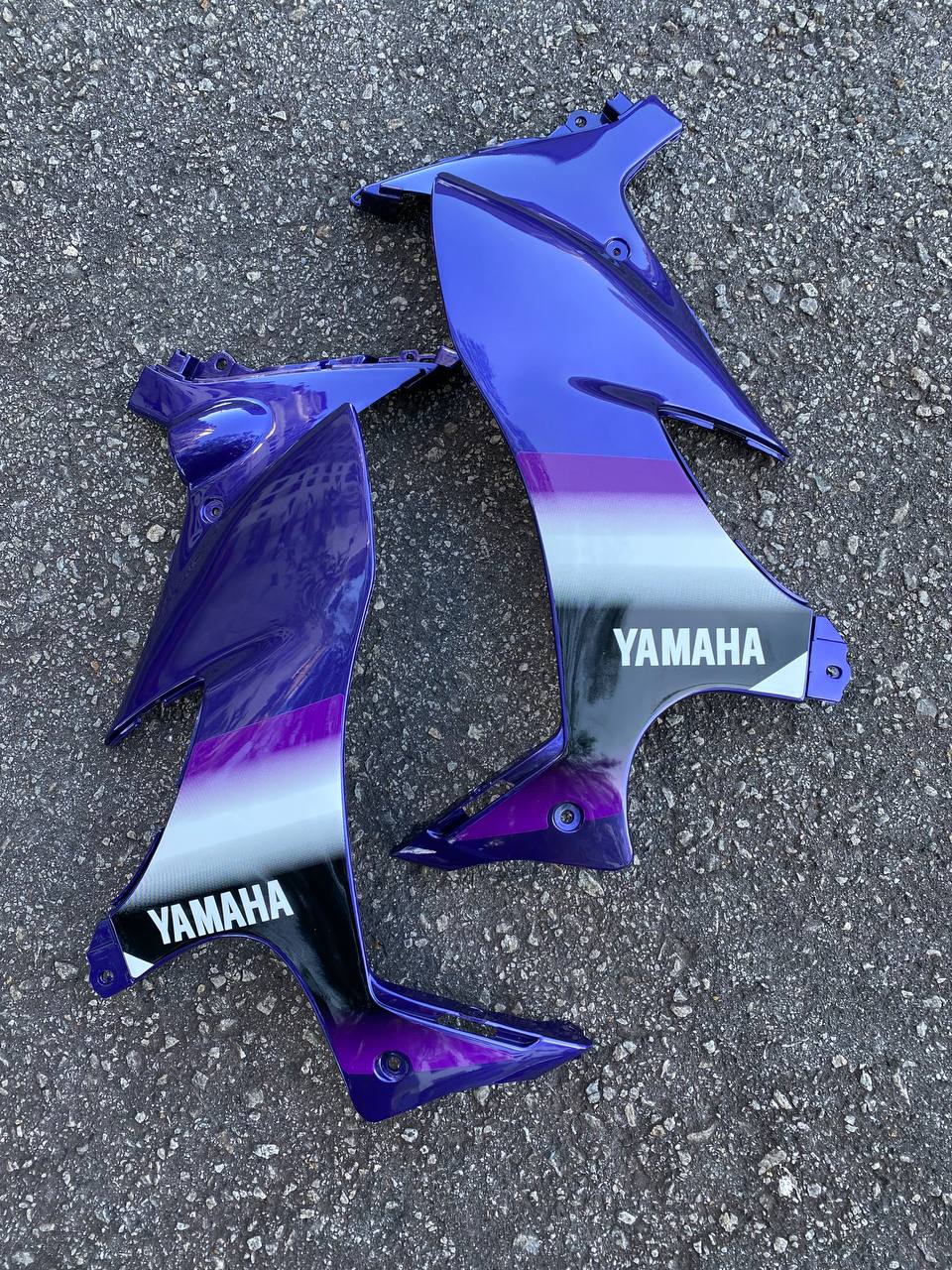 COVERSET ORIGINAL HLY – YAMAHA 125Z PURPLE PETIR STRIPE / STICKER SIAP TAMPAL – HONG LEONG YAMAHA FREE EMBLEM DADA