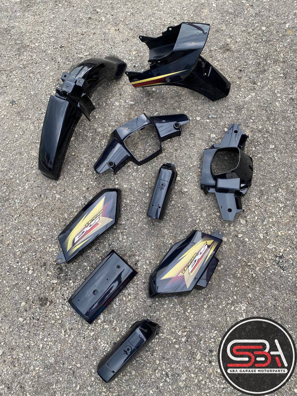 COVERSET BODYSET ORIGINAL BOON SIEW HONDA BSH EX5 DREAM GREY (N5MHB4) – SET COMPLETE ORIGINAL 100% HONDA – READY STOCK