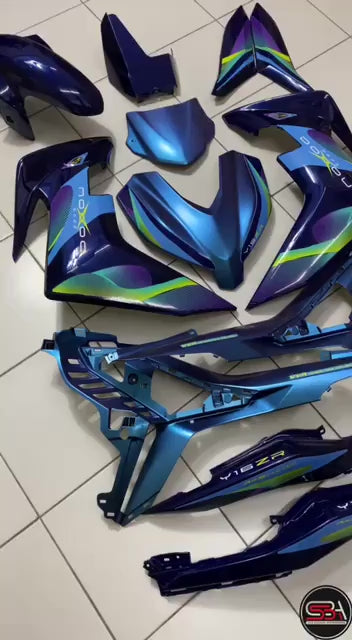 Y16 COVERSET Y16ZR DOXOU DPBMU CHARMELEON PURPLE PINK Y16-DX-1 ORIGINAL VELOZI YAMAHA SIAP TANAM READY STOK