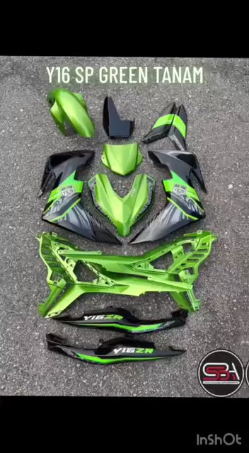 Y16 COVERSET Y16ZR SP GREEN HIJAU 012 ORIGINAL EQUIPMENT MANUFACTURED DOCTOR OEM SIAP TANAM NEW READY STOK