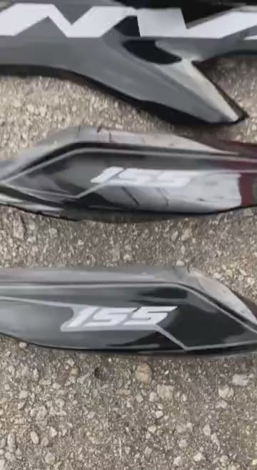 COVERSET BODYSET NVX 155 NVX155 V2 YAMAHA ARX METALIC BLACK AEROX EDITION VELOZI SIAP TANAM NVX-V2-ARX-10