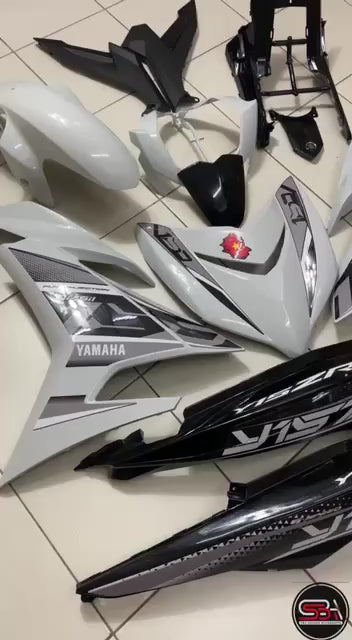 COVERSET BODYSET YAMAHA Y Y15 Y15ZR V1 V2 WHITE VIETNAM EDITION PUTIH DOCTOR 003 SIAP TANAM