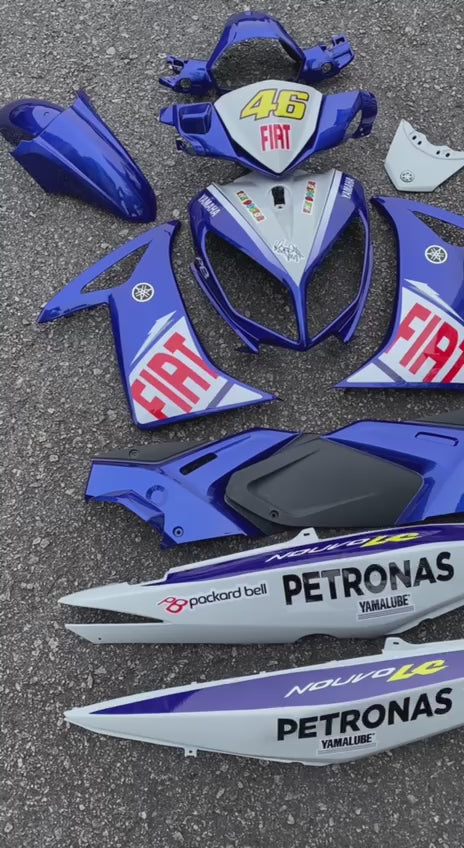 COVERSET NOUVO LC SCOOTER YAMAHA FIAT 46 PETRONAS TERMASUK STICKER SIAP TANAM OEM