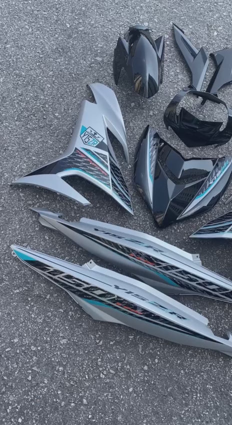 COVERSET YAMAHA Y15ZR YSUKU V1 V2 SMX SILVER ROBOT MATT 2017 ORIGINAL HONG LEONG HLY VELOZI SIAP TAMPAL WS10