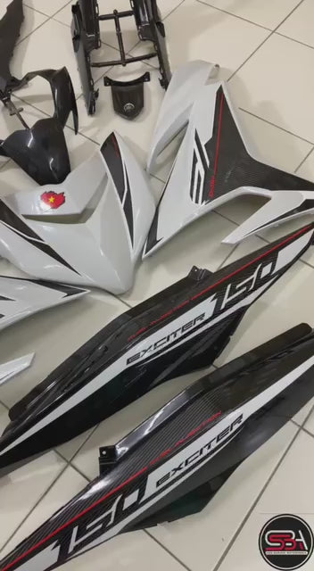COVERSET BODYSET YAMAHA Y Y15 Y15ZR V1 V2 WHITE RC VIETNAM EDITION PUTIH DOCTOR 011 SIAP TANAM