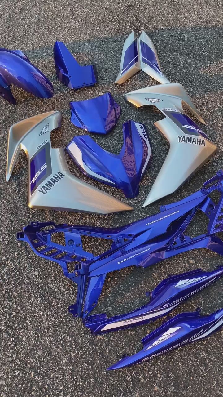 Y16 COVERSET Y16ZR EXCITER GP DPBMC S3 BIRU Y16-ECT-GP-1 ORIGINAL VELOZI YAMAHA SIAP TANAM READY STOK