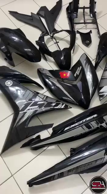 COVERSET BODYSET YAMAHA Y Y15 Y15ZR V1 V2 DR SP BLACK VIETNAM EDITION DOCTOR 014 SIAP TANAM