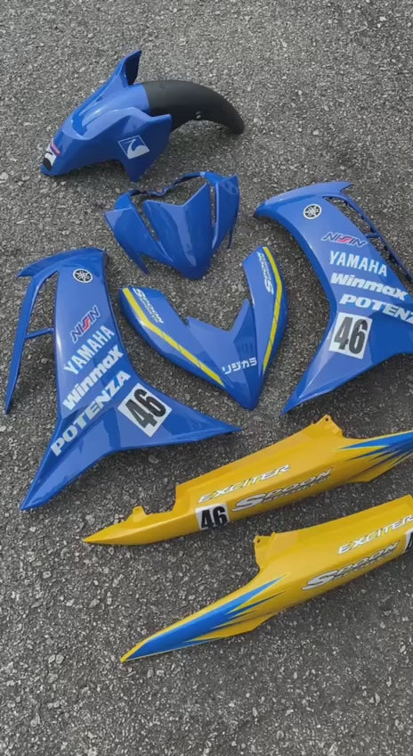 COVERSET BODYSET LC135 LC V8 DR SPOON 042 FUEL INJECTION FI YAMAHA SIAP TANAM DOCTOR OEM