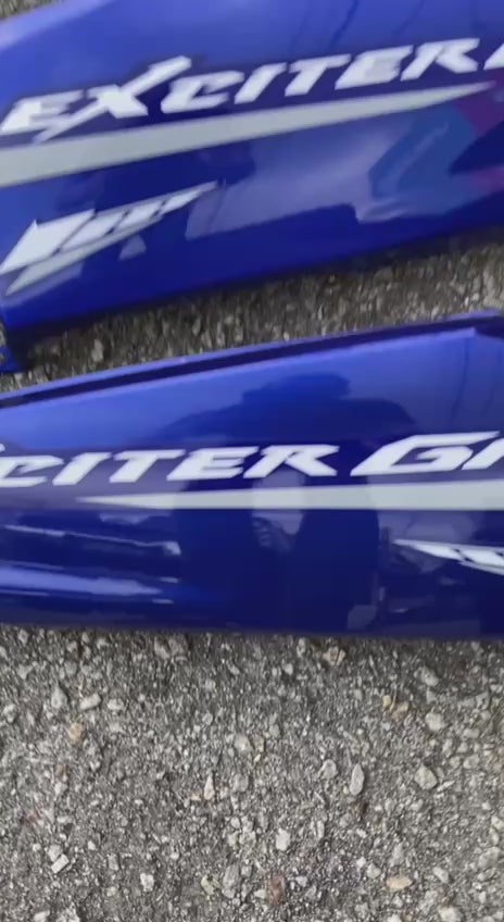 COVERSET BODYSET LC LC135 OEM V1 V2 V3 V4 V5 V6 ( VELOZI L6 ECT-GP-1 ) EXCITER BIRU GP BLUE STRIPE TANAM OEM / VELOZI