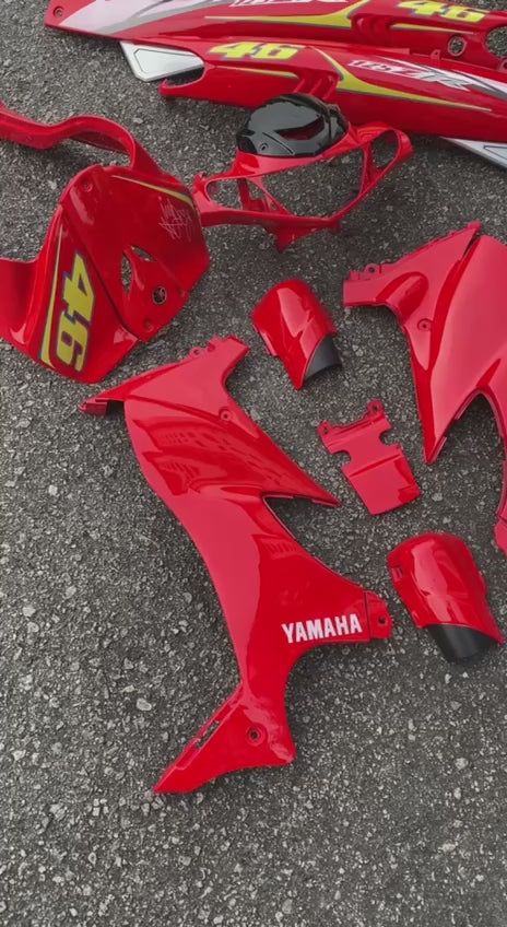COVERSET ORIGINAL HLY YAMAHA 125 125z 125zr BIRU HITAM MERAH 46 SIGN ROSSI STICKER SIAP TAMPAL PERCUMA EMBLEM HONG LEONG