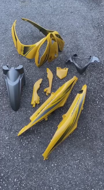 COVERSET BODYSET OEM SET LAGENDA SRL115 / 115Z Fi MX YELLOW 011 DOCTOR SIAP TANAM