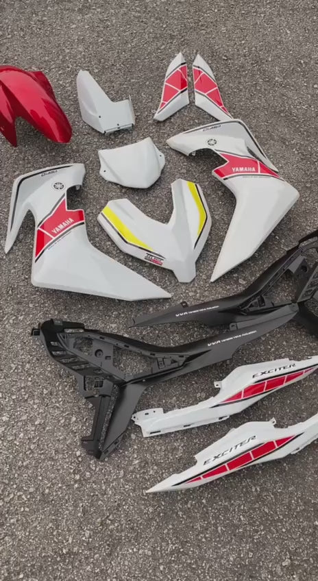 Y16 V1 V2 COVERSET Y16ZR MX KING DOCTOR VELOZI WORLD GP WHITE RED 60TH ANNIVERSARY YAMAHA SIAP TANAM READY STOCK MXK-2