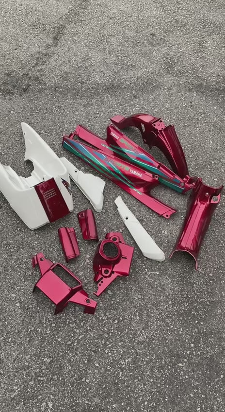 COVERSET SS SPORTS YAMAHA 100 SS Y100 2JG MPR PP WHITE P DRMK MAROON PUTIH M SEKI SET SIAP TAMPAL FULLSET