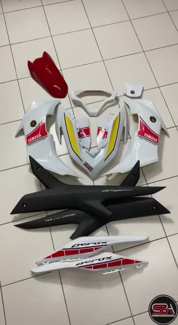 COVERSET BODYSET NVX 155 NVX155 V2 YAMAHA DOCTOR VELOZI 60TH ANNIVERSARY WORLD GP 001 SIAP TANAM NVX-V2-MXK-1