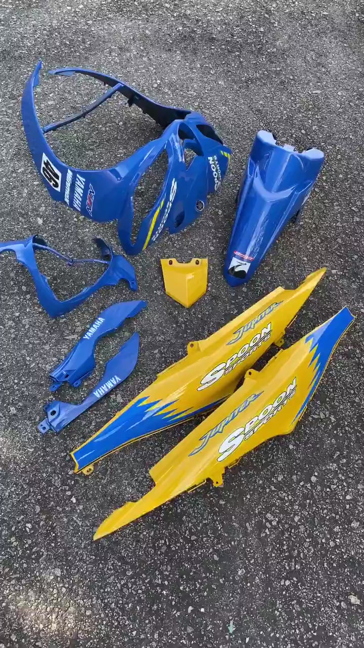 COVERSET BODYSET OEM SET LAGENDA SRL 115 / 115Z FI  SPOON SPORTS JUPITER 014 DOCTOR STICKER SIAP TANAM
