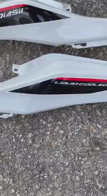 Y16 COVERSET Y16ZR SNIPER CRYSTAL WHITE MATELIC BLACK PUTIH HITAM Y16-SNP-2 ORIGINAL VELOZI YAMAHA SIAP TANAM