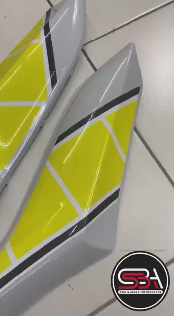 Y16 COVERSET Y16ZR ORIGINAL EQUIPMENT MANUFACTURED OEM DOCTOR YELLOW WHITE 60th ANNIVERSARY YAMAHA SIAP TANAM NEW READY