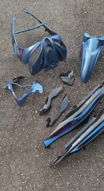 COVERSET BODYSET OEM SET LAGENDA SRL 115 / 115Z FI BABY BLUE 021 DBSB BIRU LAUT DOCTOR YAMAHA
