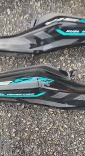 Y16 V1 V2 ABS COVERSET Y16ZR CS6 S3 CYAN SILVER STANDARD DESIGN ORIGINAL VELOZI YAMAHA SIAP TANAM READY STOK