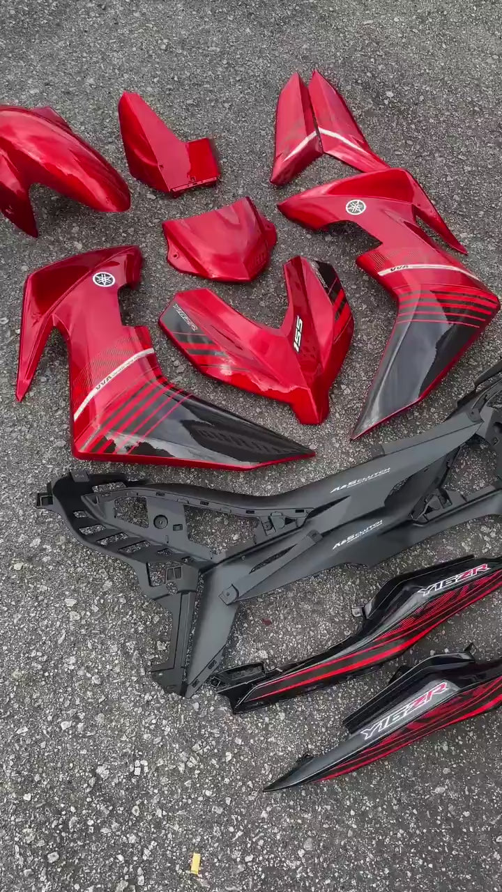 Y16 COVERSET Y16ZR P RED BATMAN MERAH 2015 024 ORIGINAL EQUIPMENT MANUFACTURED DOCTOR OEM SIAP TANAM