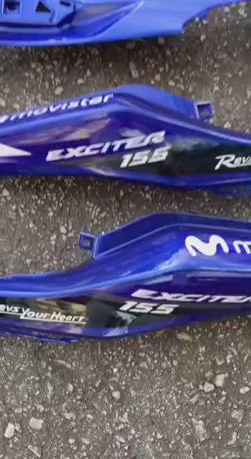 Y16 V1 V2 COVERSET Y16ZR DPBMC BLUE BIRU MOVISTAR M PUTIH ORIGINAL VELOZI YAMAHA SIAP TANAM READY STOK M1 M2