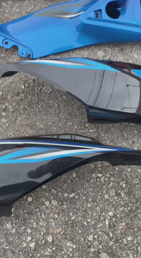 HONDA RSX RS-X 150 RSX150 COVERSET DOCTOR KS BLUE 011 002 BIRU FULL ORIGINAL COLOR STRIPE SIAP TAMPAL FIT DENGAN BODY