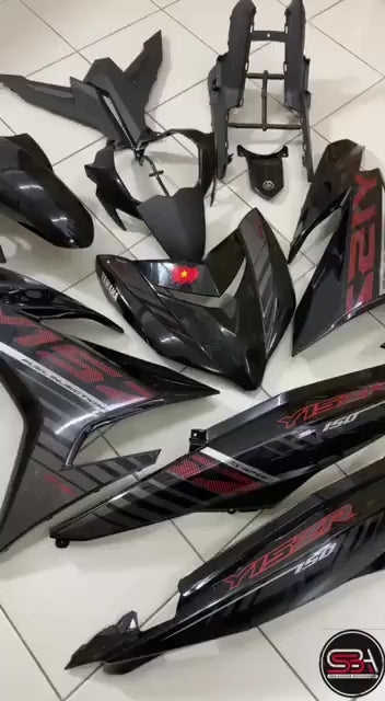 COVERSET Y15ZR V1 V2 HITAM FIRST EDITION BATMAN VIETNAM 008 BODYSET Y15ZR Y15 YSUKU V1 V2 ORIGINAL DOCTOR TANAM