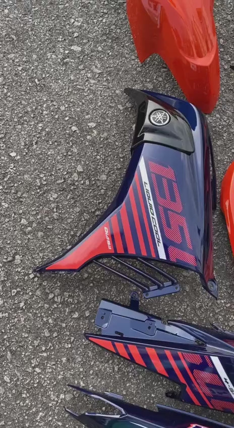 COVERSET YAMAHA LC LC135 V6 V7 VOM2 DPBMU 2015 ORANGE DESIGN BODYSET SIAP TAMPAL VELOZI WITH COVER METER L6-ST-8