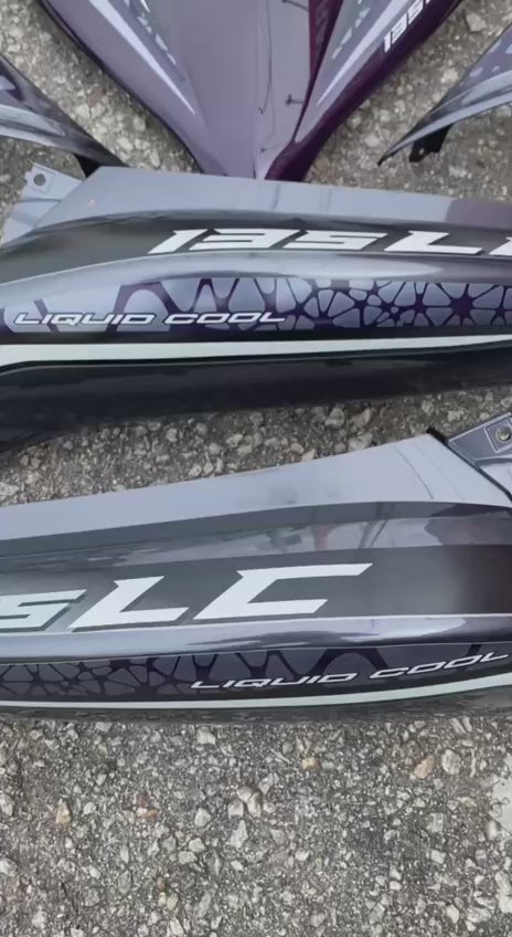 COVERSET BODYSET LC135 LC V8 FUEL INJECTION DNPM1 PURPLE GREY BDK1 HLY HONG LEONG YAMAHA / VELOZI / M SEKI  / VDOCTOR