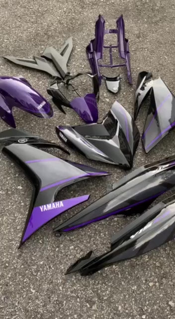 COVERSET BODYSET YAMAHA Y15 Y15ZR V1 V2 RXZ PURPLE EDITION DOCTOR 031 SIAP TANAM