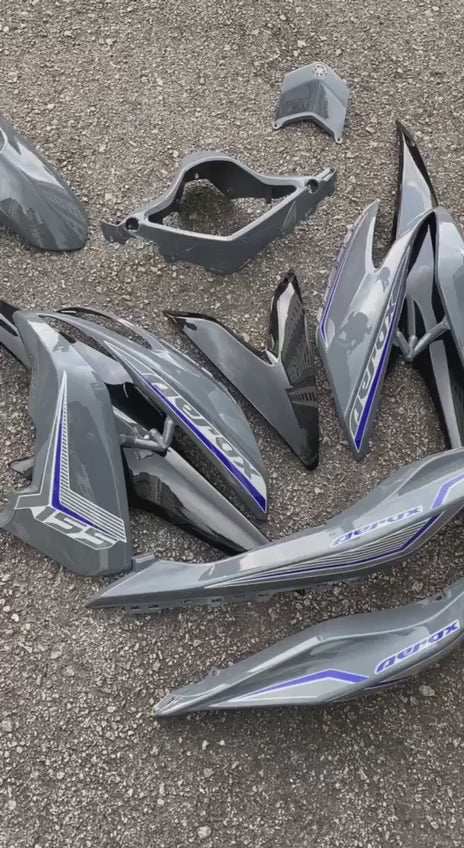 COVERSET BODYSET NVX 155 NVX155 V1 YAMAHA DOCTOR NANO GREY 009 SIAP TANAM