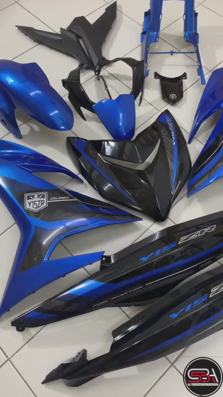 COVERSET YAMAHA V DOCTOR VELOZI EDITION Y15 YSUKU Y15ZR V1 V2 VPBC5 BIRU NEW BLUE TANAM CLEAR ORIGINAL BODYSET 2022