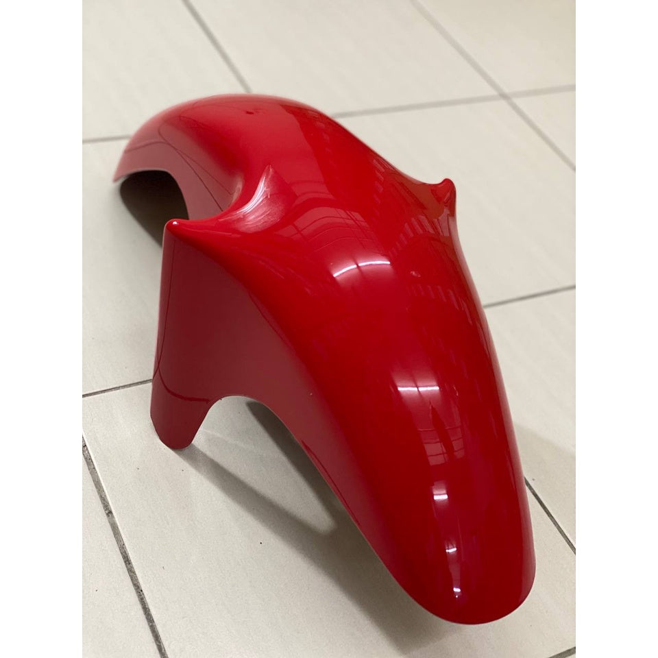 KAWASAKI NINJA DOUBLE R 150 RR BODY COVERSET STICKER TANAM RED MERAH SEKALI TANK ( 2 KOTAK BESAR ) OEM SET