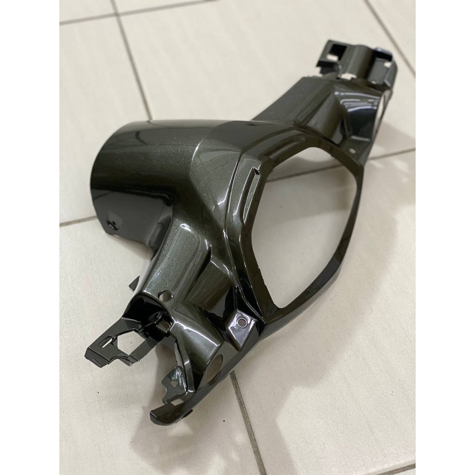 COVERSET BODYSET YAMAHA LC LC135 V1 DNLGM1 ARMY GREEN PATTERN LINE DOCTOR 001 SIAP TANAM