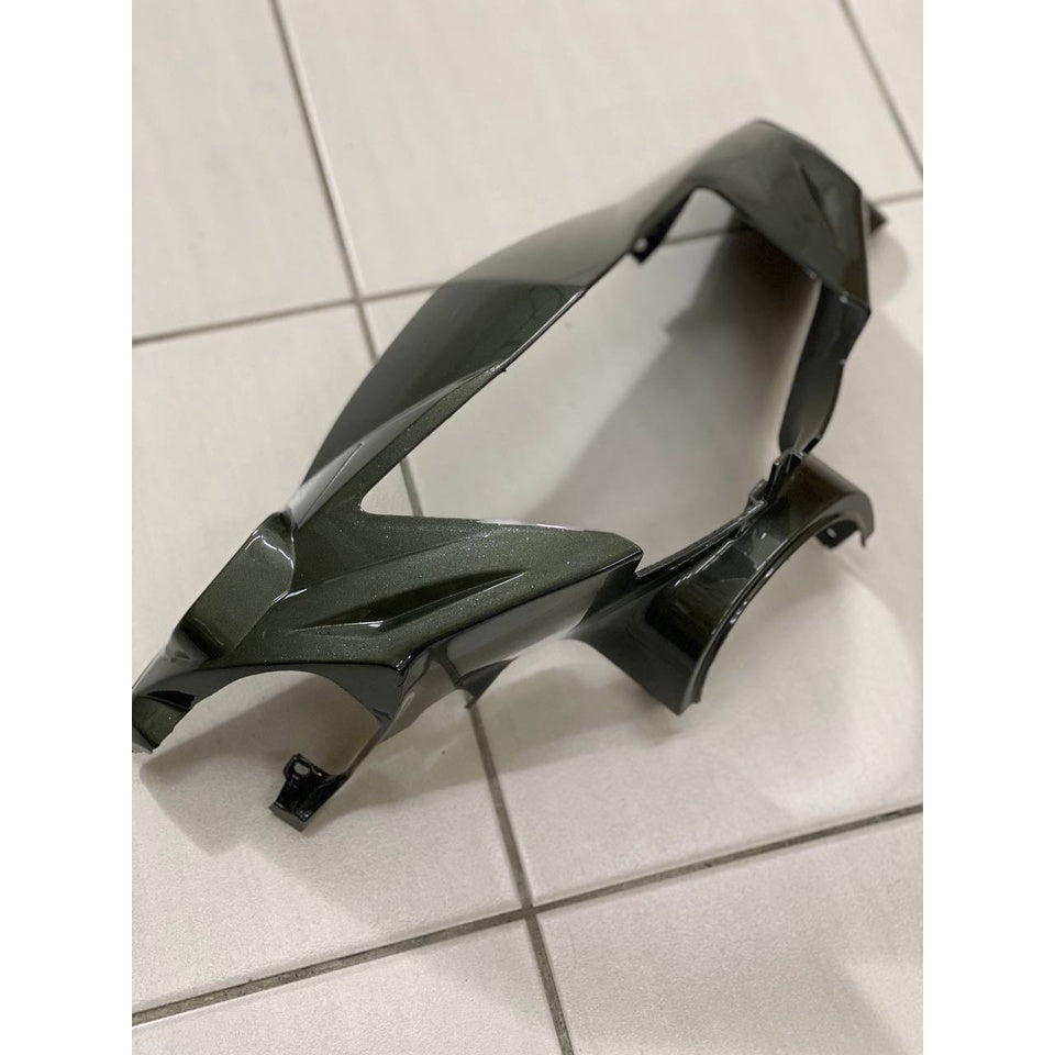 COVERSET BODYSET YAMAHA LC LC135 V1 DNLGM1 ARMY GREEN PATTERN LINE DOCTOR 001 SIAP TANAM