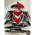 COVERSET BODYSET LC135 LC V8 STANDARD RED MERAH STD FUEL INJECTION FI YAMAHA SIAP TANAM DOCTOR 011 OEM