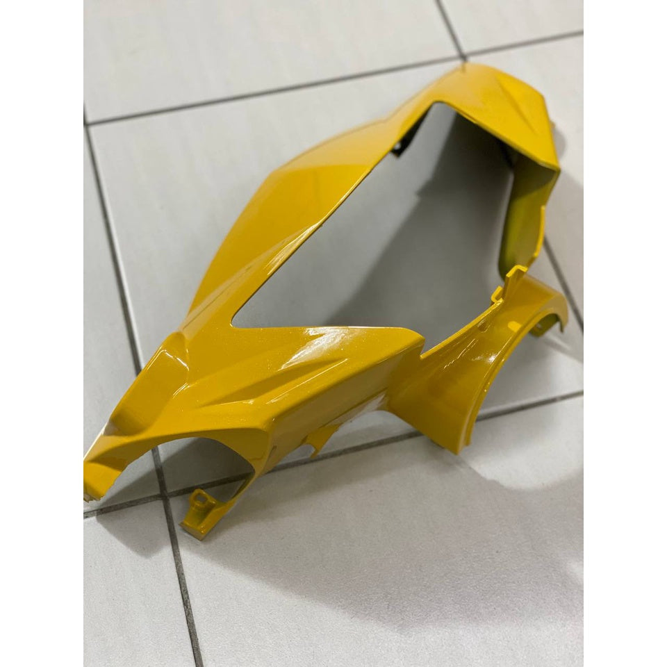 COVERSET BODYSET YAMAHA LC LC135 V1 YELLOW BLACK KUNING HITAM STRIPE TANAM CODE 002 DOCTOR EDITION OEM