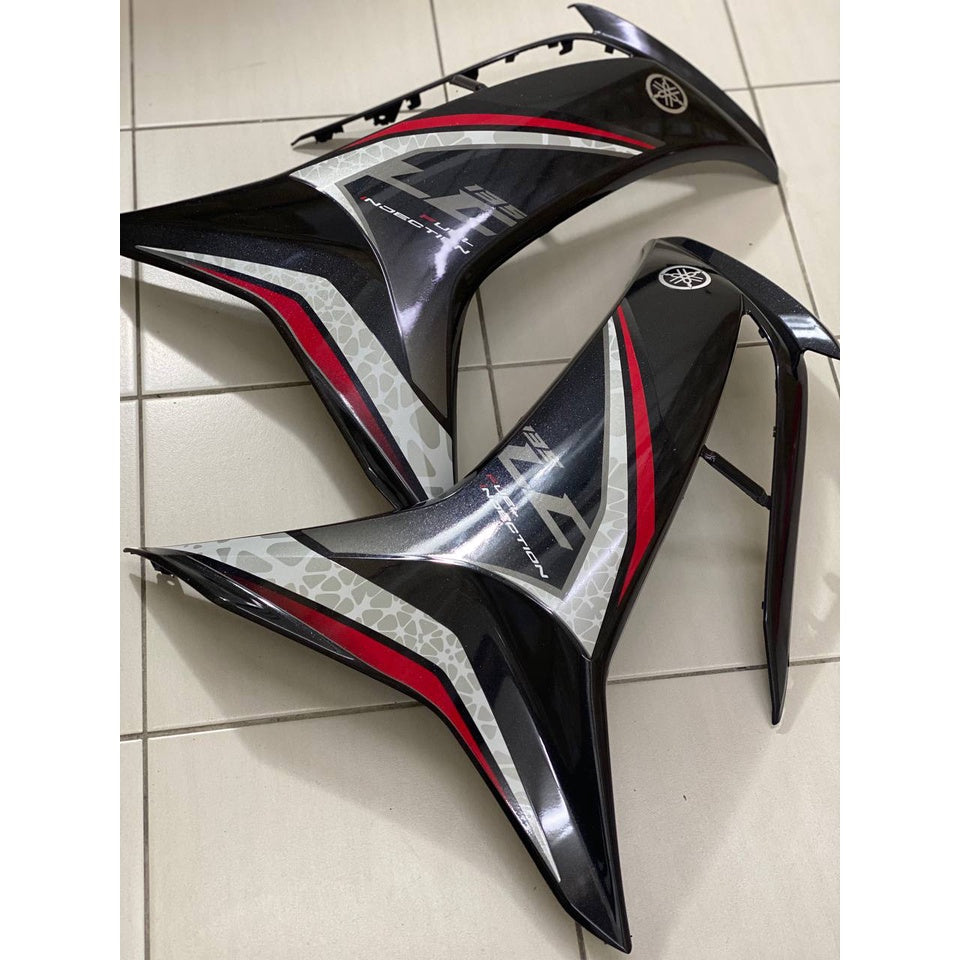 COVERSET BODYSET LC135 LC V8 STANDARD RED MERAH STD FUEL INJECTION FI YAMAHA SIAP TANAM DOCTOR 011 OEM
