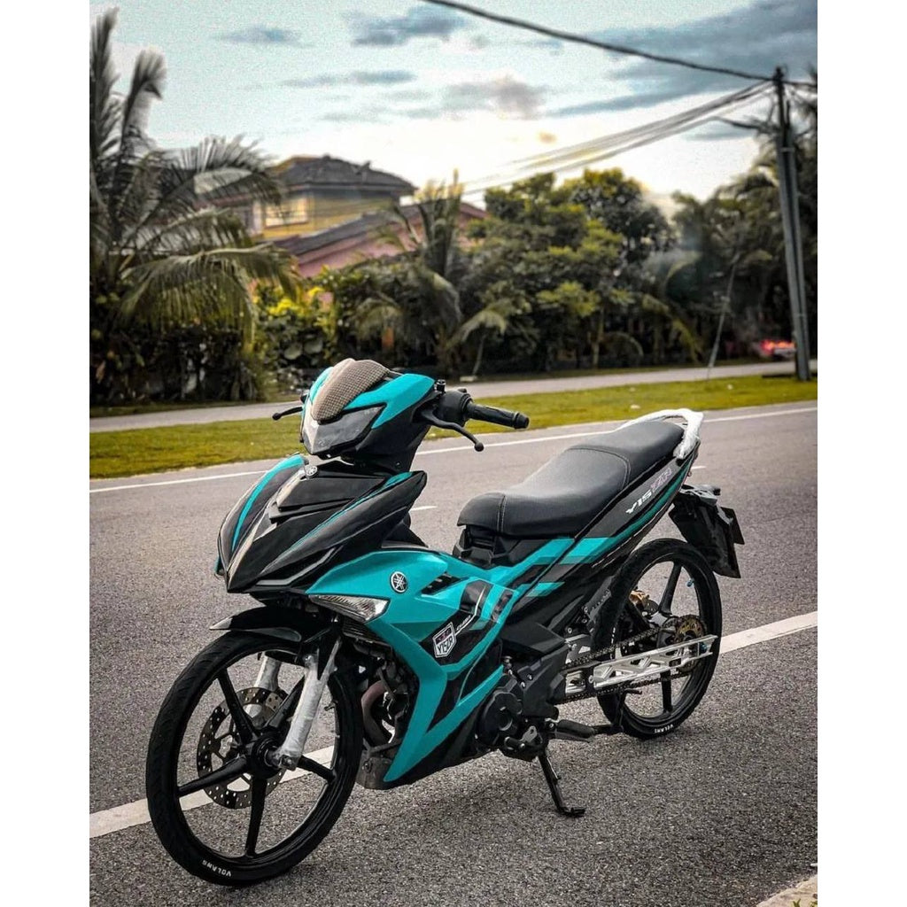 COVERSET HONG LEONG YAMAHA HLY DOCTOR VELOZI Y15 YSUKU Y15ZR V1 V2 CYAN CS6 2022 TAMPAL / TANAM CLEAR ORIGINAL BODYSET
