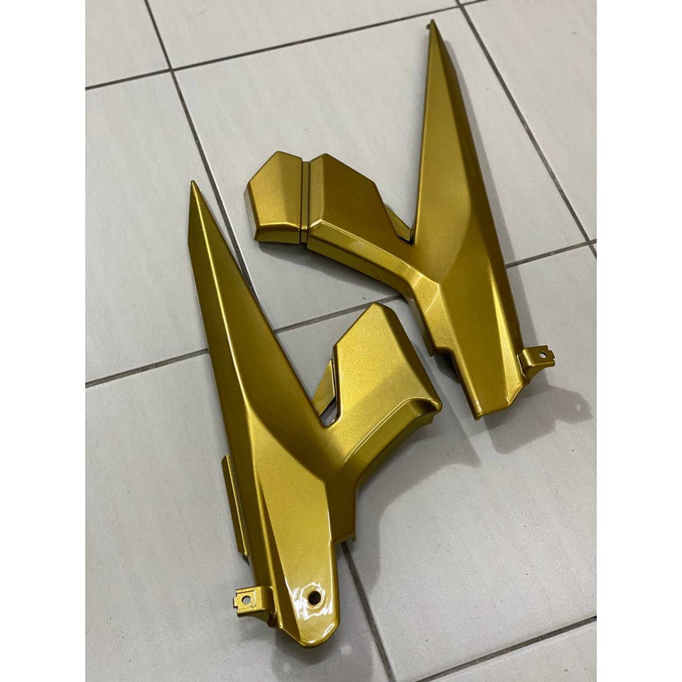 IRON MAN MALIBU COVERSET YAMAHA LC LC135 V2 EXCITER R GOLD RED SUN BODYSET SIAP TANAM VELOZI WITH COVER METER EMBLEM