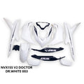 COVERSET BODYSET NVX 155 NVX155 V2 YAMAHA DOCTOR WHITE PUTIH 003 SIAP TANAM