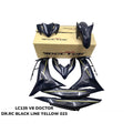 COVERSET BODYSET LC135 LC V8 DR SP BLACK LINE YELLOW FUEL INJECTION FI YAMAHA SIAP TANAM DOCTOR 023 OEM