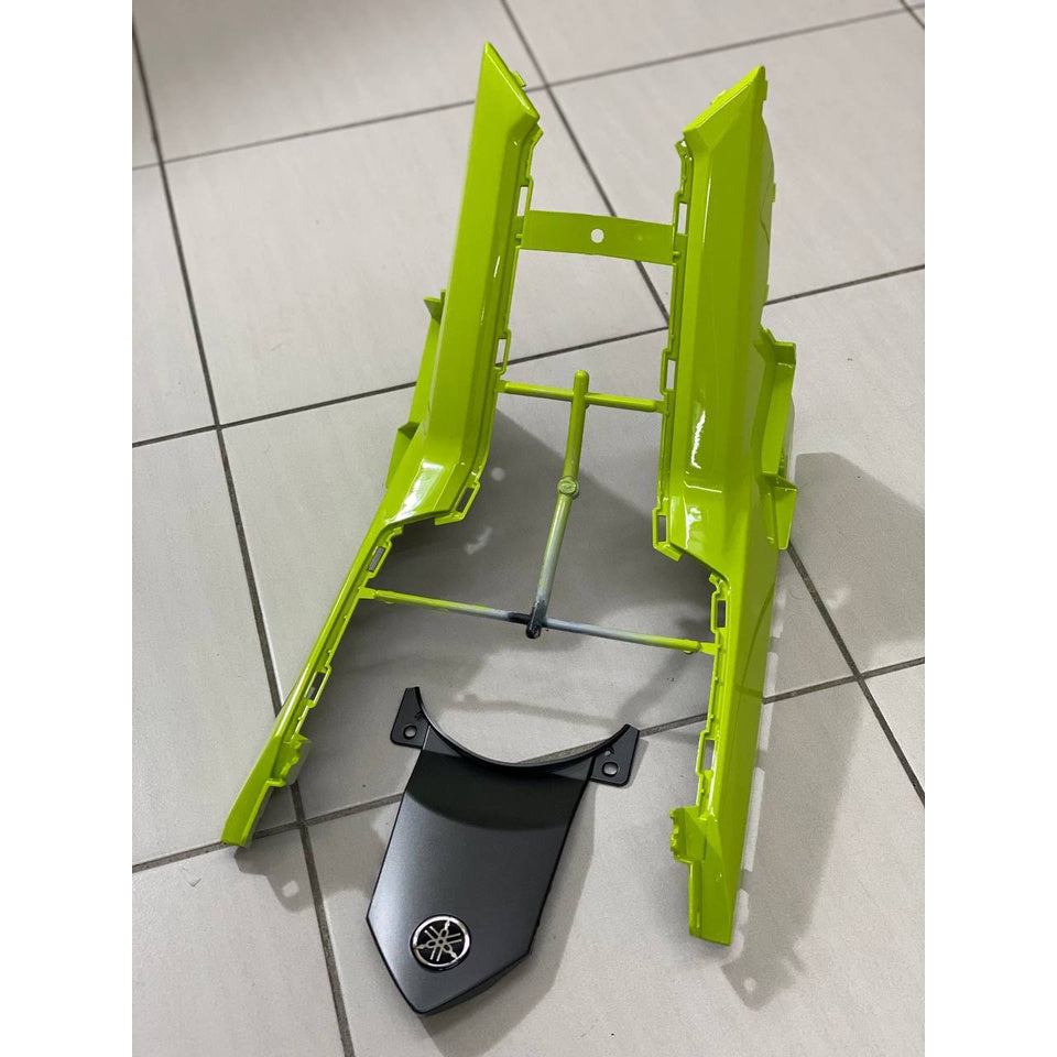 COVERSET Y15ZR V1 V2 SD16 GREY MATT LEMON GREEN PATTERN LINE PREMIUM COVERSET BODYSET Y15ZR Y15 YSUKU VELOZI TANAM